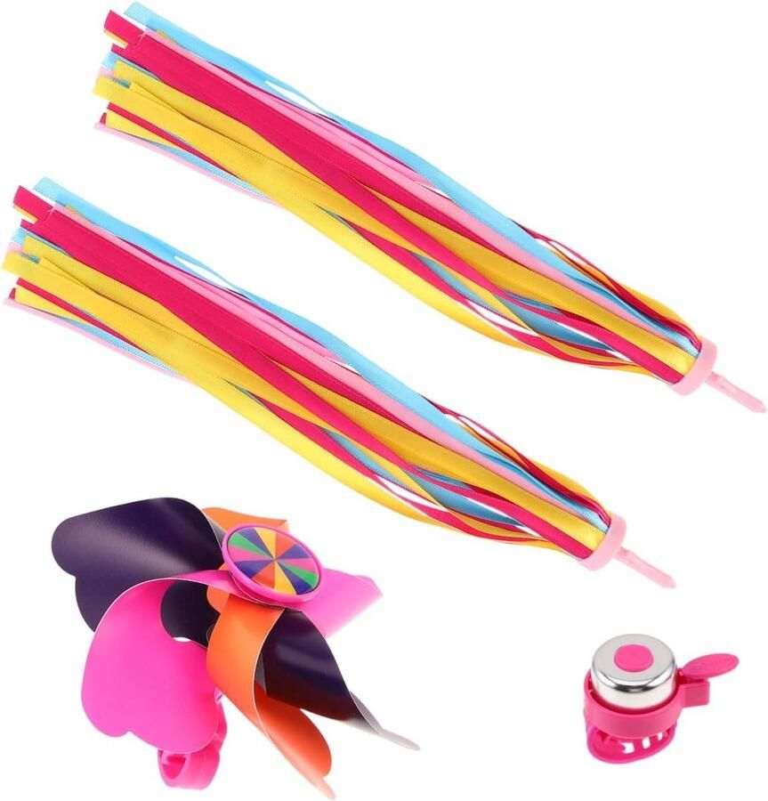 Kinderfiets Accessoires Fietsdecoratie Set Fiets Opvrolijken Eenvoudige Montage 16 cm Kleuren