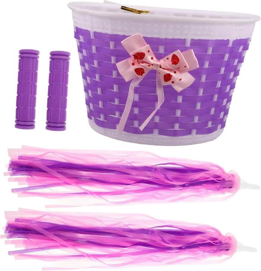 Kinderfiets Accessoires Fiets d Stuur Fietsplezier Vergroten Eenvoudige Installatie 20cm Lengte Paars