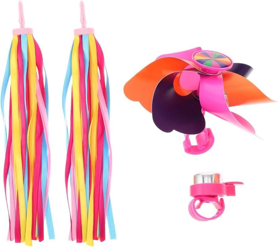 Kinderfiets Accessoires Fietsversiering Set Fietsplezier Vergroten Snelle Montage 16 cm Lengte Kleuren