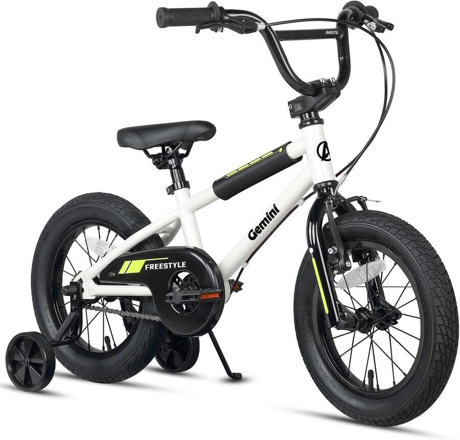 Kinderfiets BMX-stijl met Stabilisatoren voor Peuters en Kinderen 12 14 16 Inch