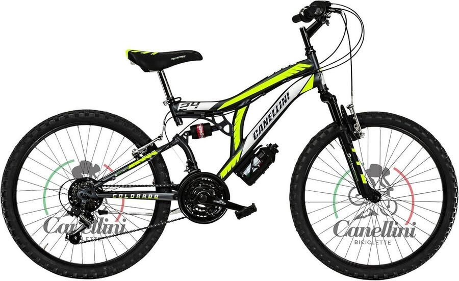 Kinderfiets Full Suspension 24 Inch voor Jongeren