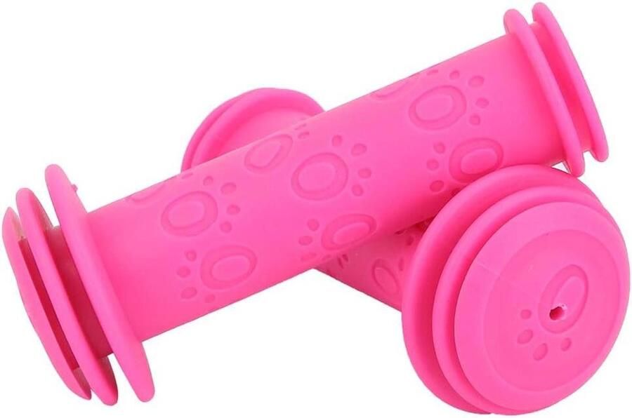 Kinderfiets Handgrepen Scooter Stuurgrepen Veilig Fietsen Antislip Ontwerp Universele Maat Rozerood