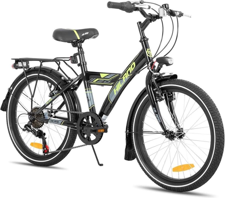 Kinderfiets en 16 18 of 20 inch Lichtgewicht Fiets met Versnellingen en Zijwieltjes Standaard