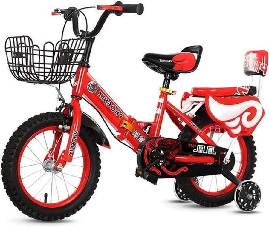 Kinderfiets s- en sfiets Leren fietsen Verstelbaar stuur en zadel 16 inch Kleur A