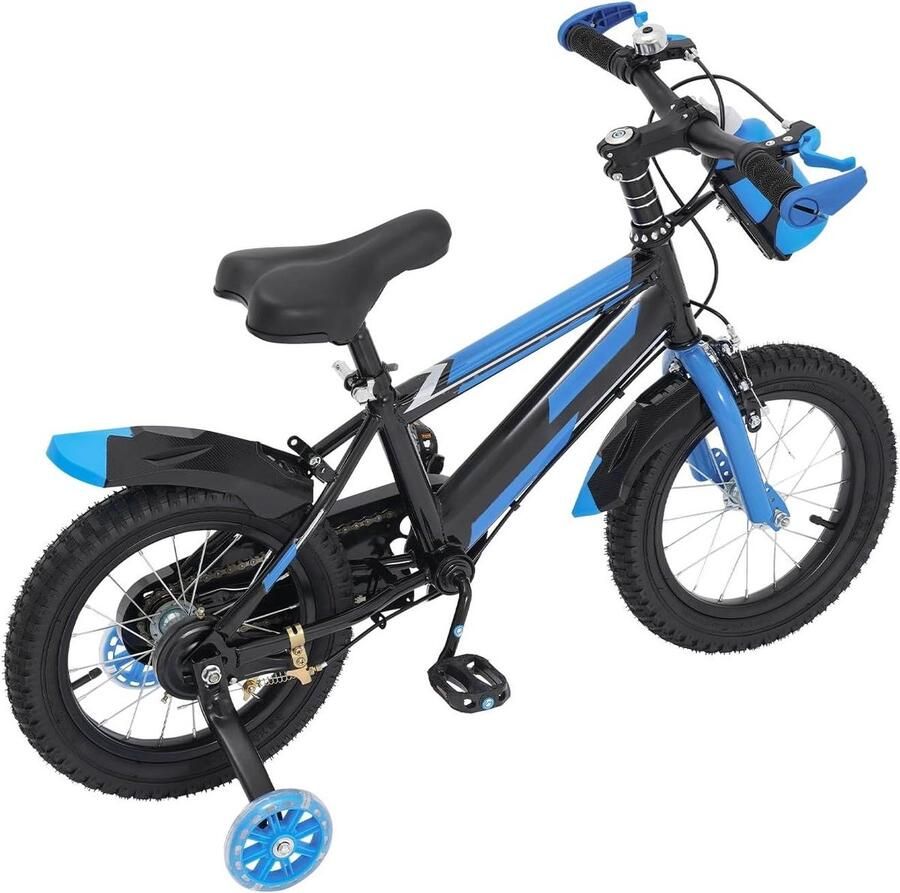 Kinderfiets Buiten rijden Groeit mee 14 inch Blauw