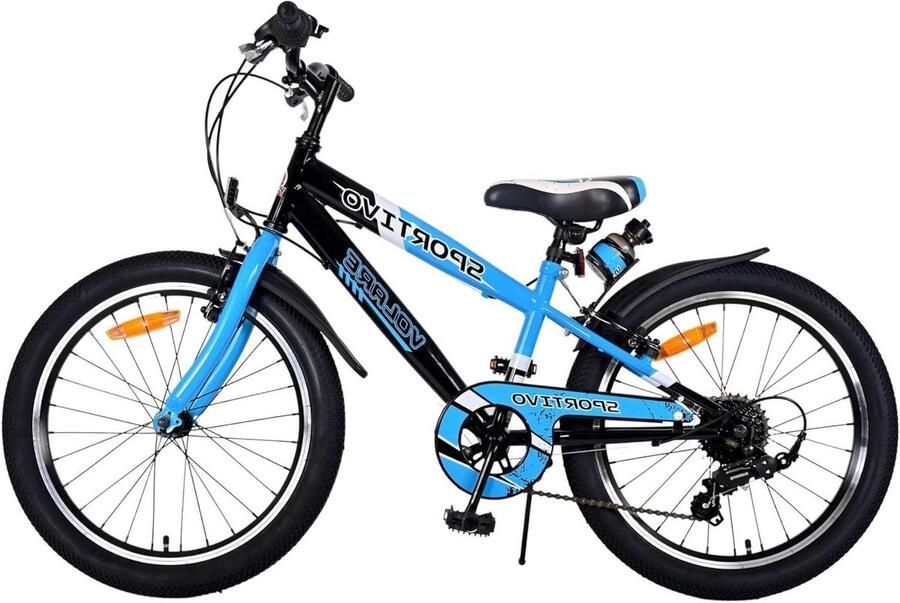 Kinderfiets Jongensfiets Buiten Spelen 7 Versnellingen 20 Inch Blauw