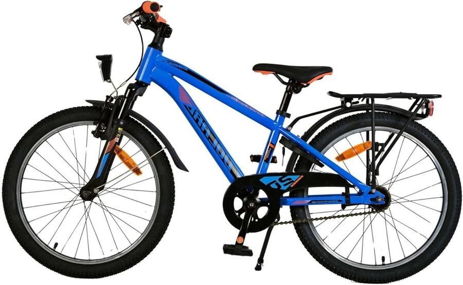 Kinderfiets Jongensfiets Buiten Spelen Met Mand 20 Inch Blauw