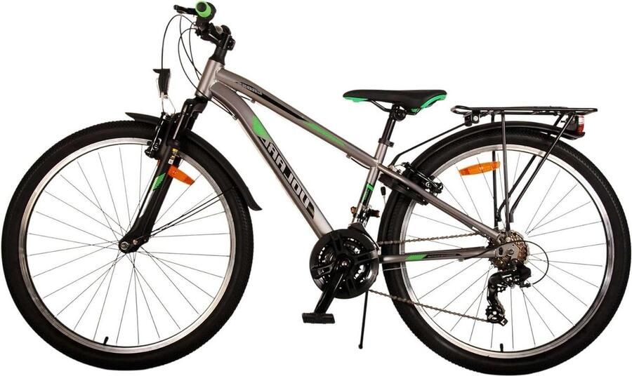 Kinderfiets Jongensfiets Buiten Spelen Twee Handremmen 26 Inch Grijs