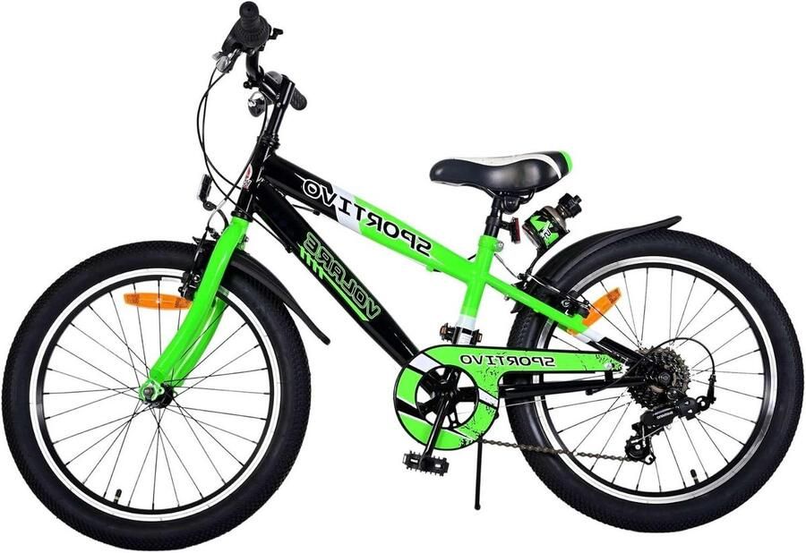 Kinderfiets Jongensfiets Fietsen 7 Versnellingen 20 inch Groen