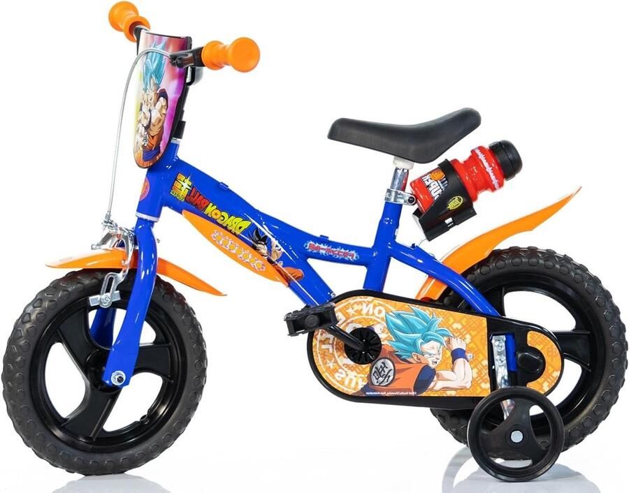 Kinderfiets Jongensfiets Leren Fietsen Met Stabilisatoren 12 Inch Blauw Oranje