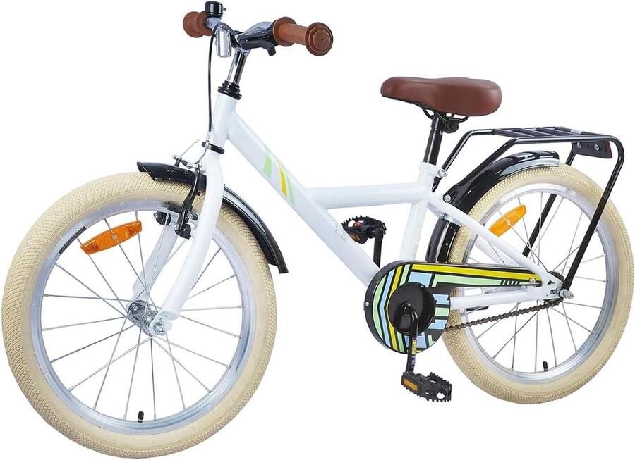 Kinderfiets sfiets sfiets Buiten Plezier Verstelbaar Zadel Stuur 24 inch Wit