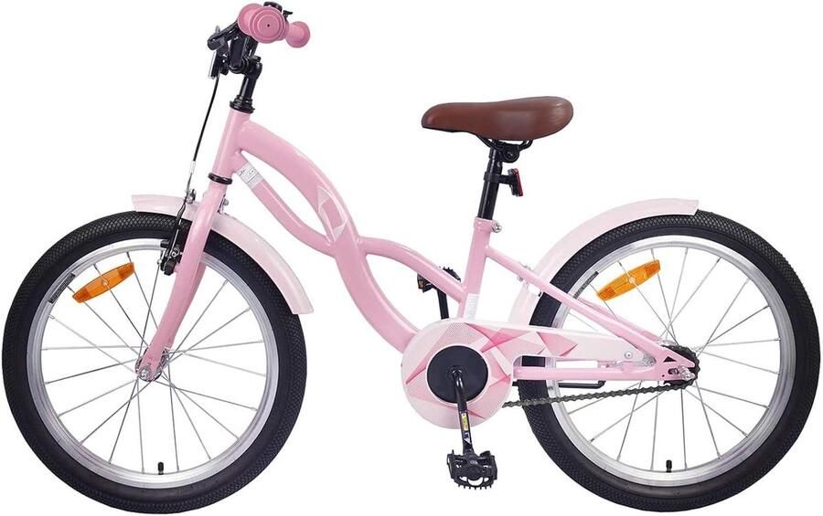 Kinderfiets sfiets sfiets Buiten Spelen Klassiek Design 20 Inch Lichtroze