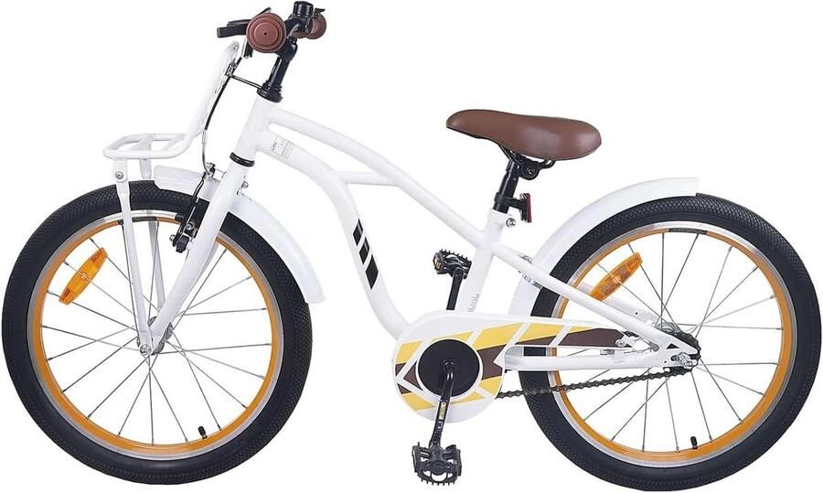 Kinderfiets sfiets sfiets Buiten Spelen Robuust Stalen Frame 22 Inch Wit
