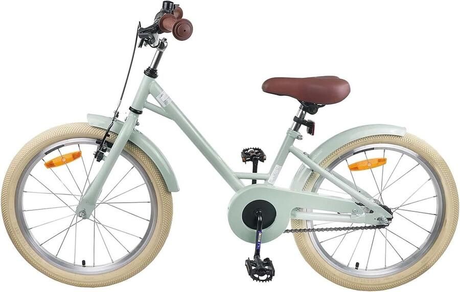 Kinderfiets sfiets sfiets Buiten spelen Stalen frame 20 inch Lichtgroen