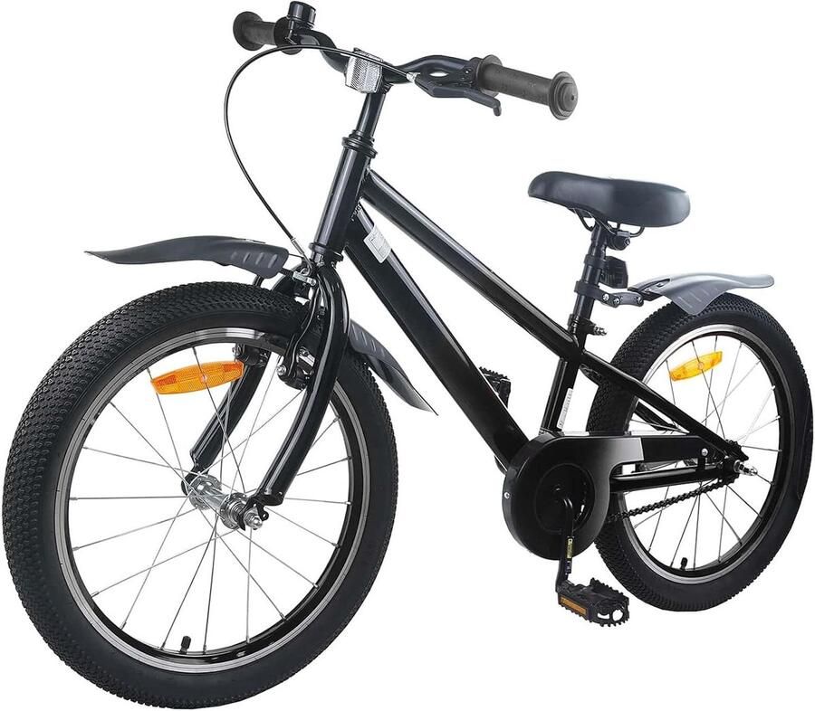 Kinderfiets sfiets sfiets Buiten Spelen Verstelbaar Zadel 20 Inch Zwart