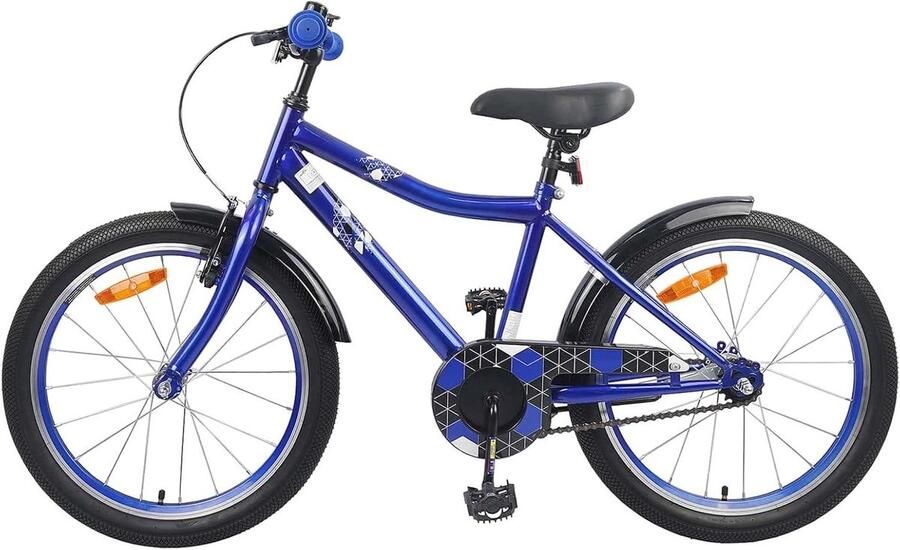 Kinderfiets sfiets sfiets Buiten Spelen Verstelbaar Zadel Handvat 137 x 54 x 79 cm Donkerblauw