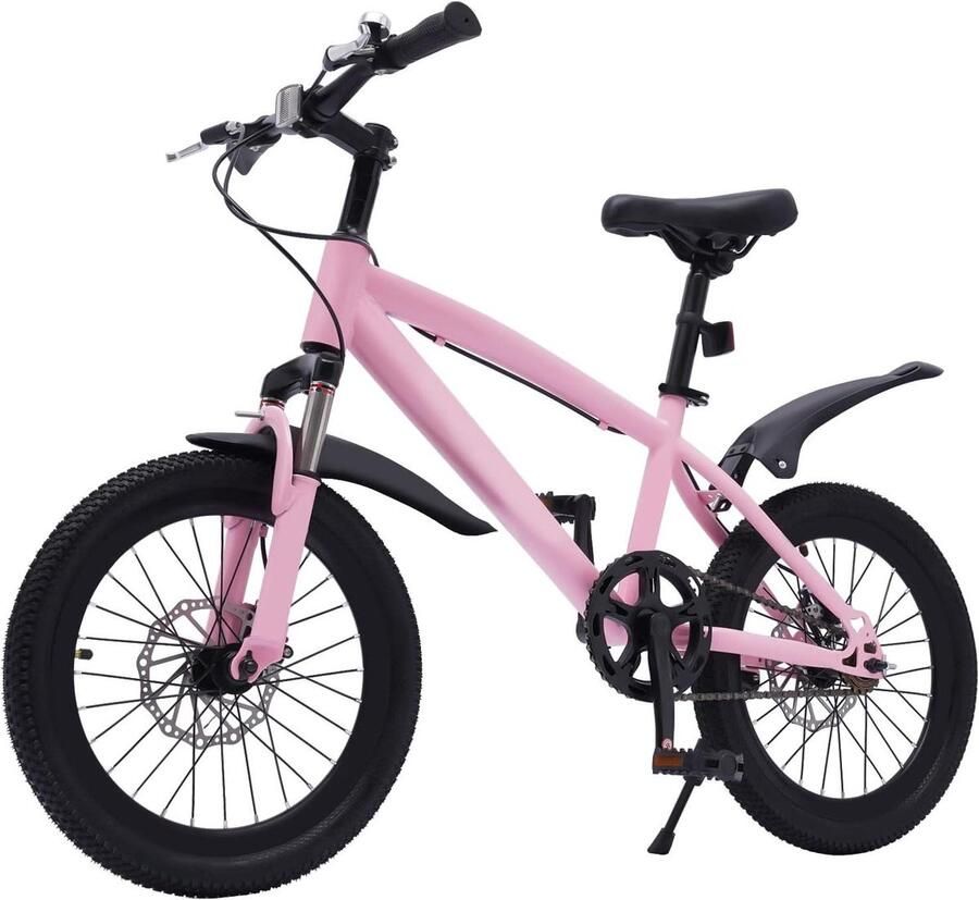 Kinderfiets sfiets sfiets Buiten Spelen Verstelbare Zithoogte 18 Inch Roze