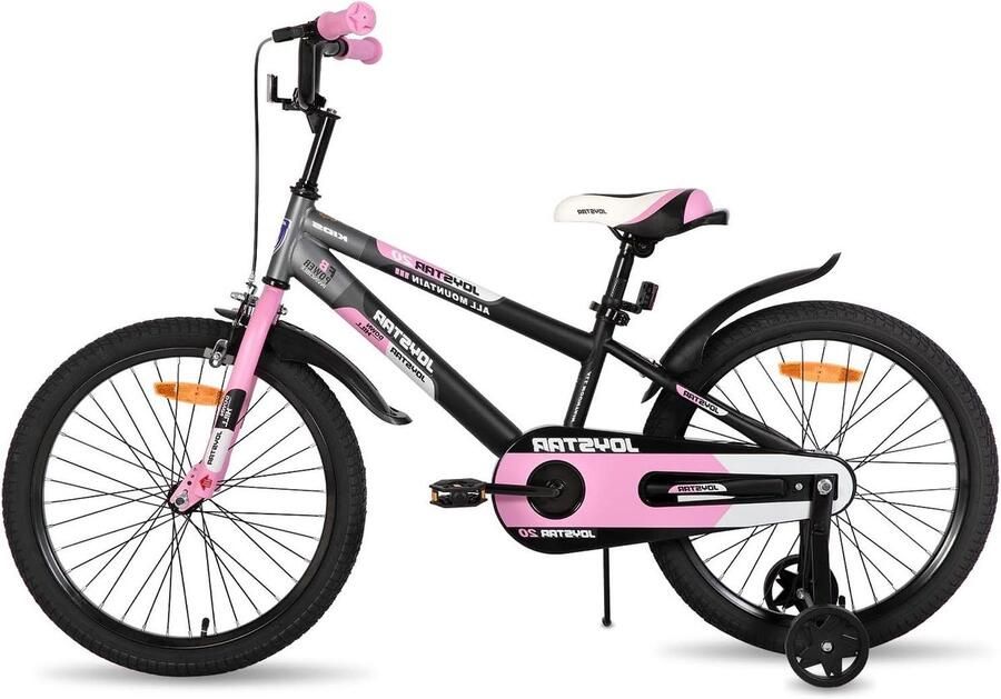 Kinderfiets sfiets sfiets Fietsen Leren Dubbel Remsysteem 12-20 Inch Roze