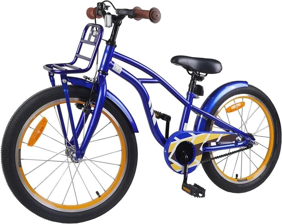 Kinderfiets sfiets sfiets Fietstraining Kinderen Laag Spanraam 22 inch Donkerblauw