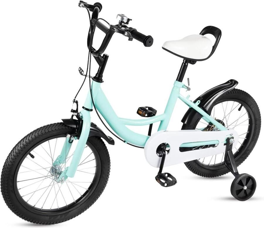 Kinderfiets sfiets sfiets Leren Fietsen Dubbel Remsysteem 16 inch Groen