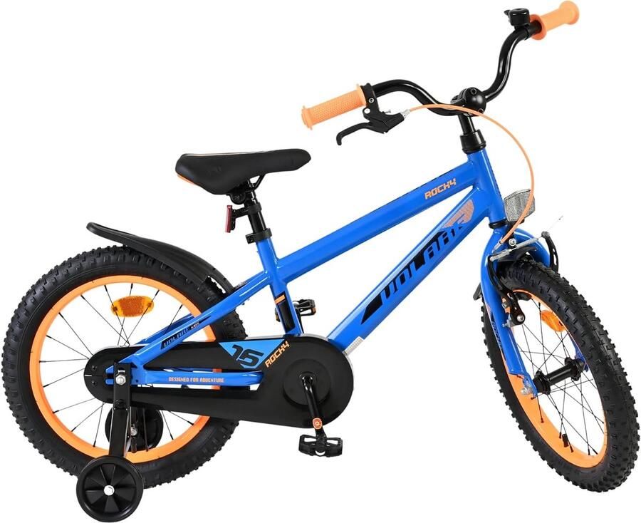 Kinderfiets sfiets sfiets Leren Fietsen Dubbele Rem 40 cm Blauw