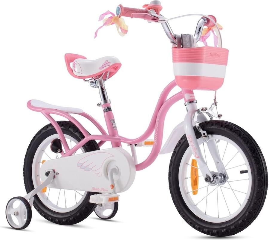 Kinderfiets sfiets sfiets Leren Fietsen Lichtgewicht Staal Frame 40.6 cm Wielmaat Roze
