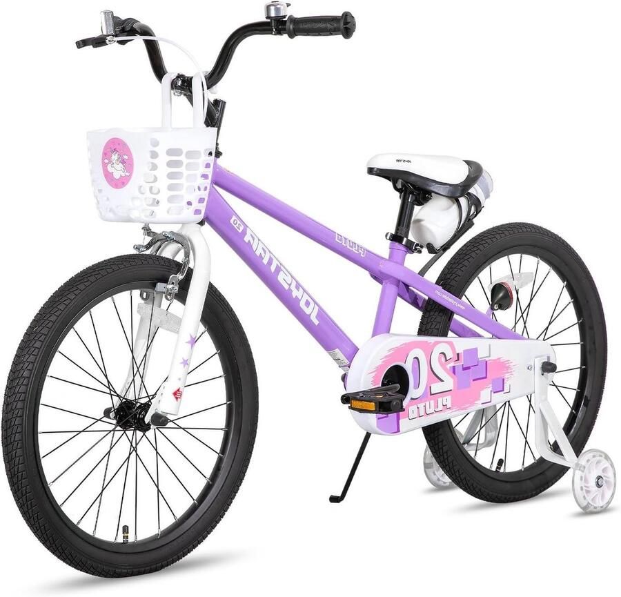 Kinderfiets sfiets sfiets Leren Fietsen Met Steunwielen 20 Inch Paars