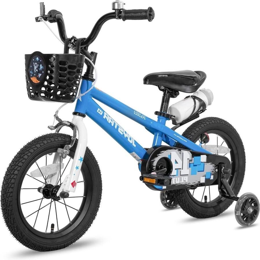 Kinderfiets sfiets sfiets Leren Fietsen Met Zijwielen 16 Inch Blauw