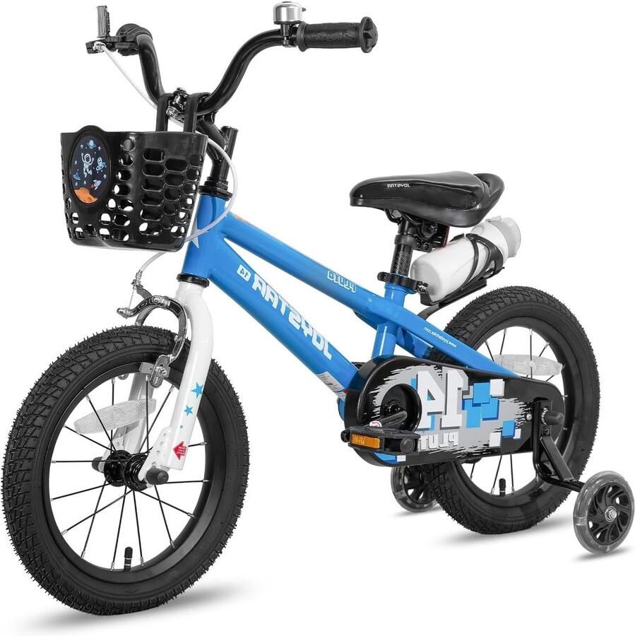 Kinderfiets sfiets sfiets Leren Fietsen Met Zijwieltjes 12 Inch Blauw