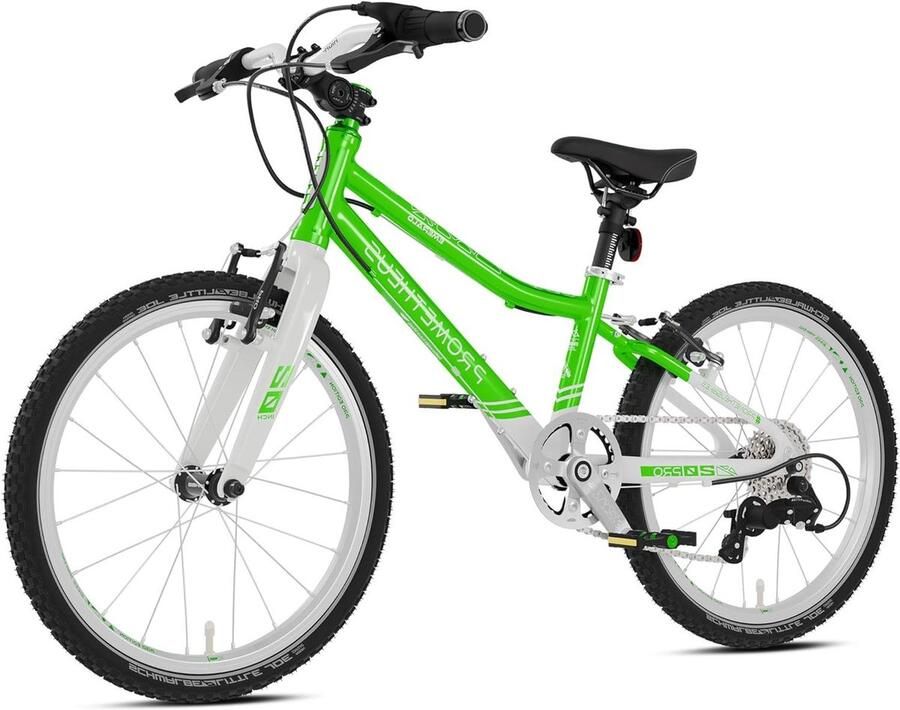 Kinderfiets sfiets sfiets Stedelijk fietsen Ultralicht aluminium frame 20 inch Groen wit