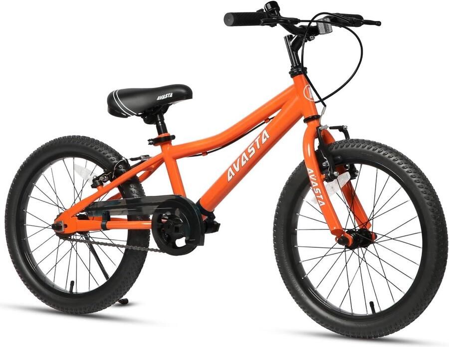 Kinderfiets sfiets sfiets Veilig Buiten Spelen Dubbele V-rem 20 Inch Wielmaat Oranje