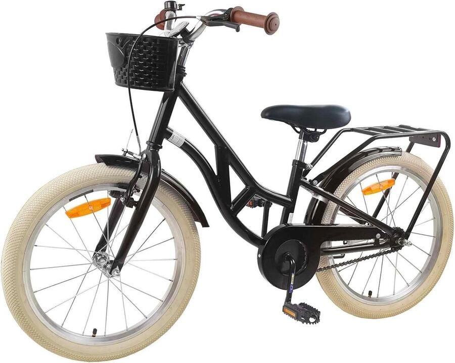 Kinderfiets sfiets sfiets Veilig Fietsen Meegroeiende Aanpassing 20 inch Zwart