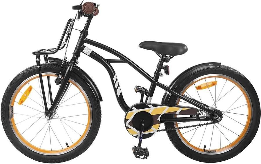 Kinderfiets sfiets sfiets Veilig Fietsen Stalen Frame 16 inch Blauw