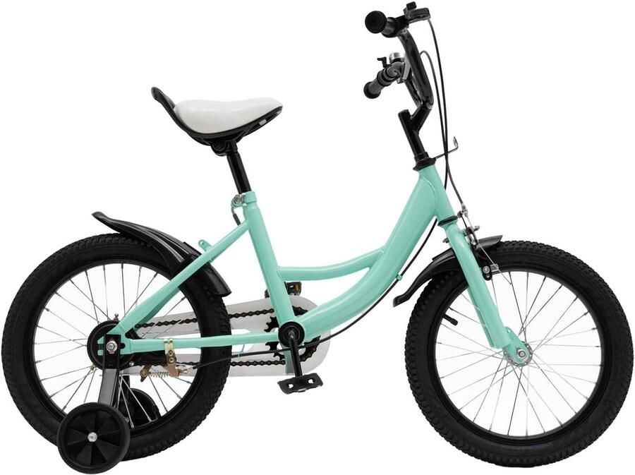 Kinderfiets sfiets sfiets Veilig Leren Fietsen In Hoogte Verstelbaar 16 Inch Groen