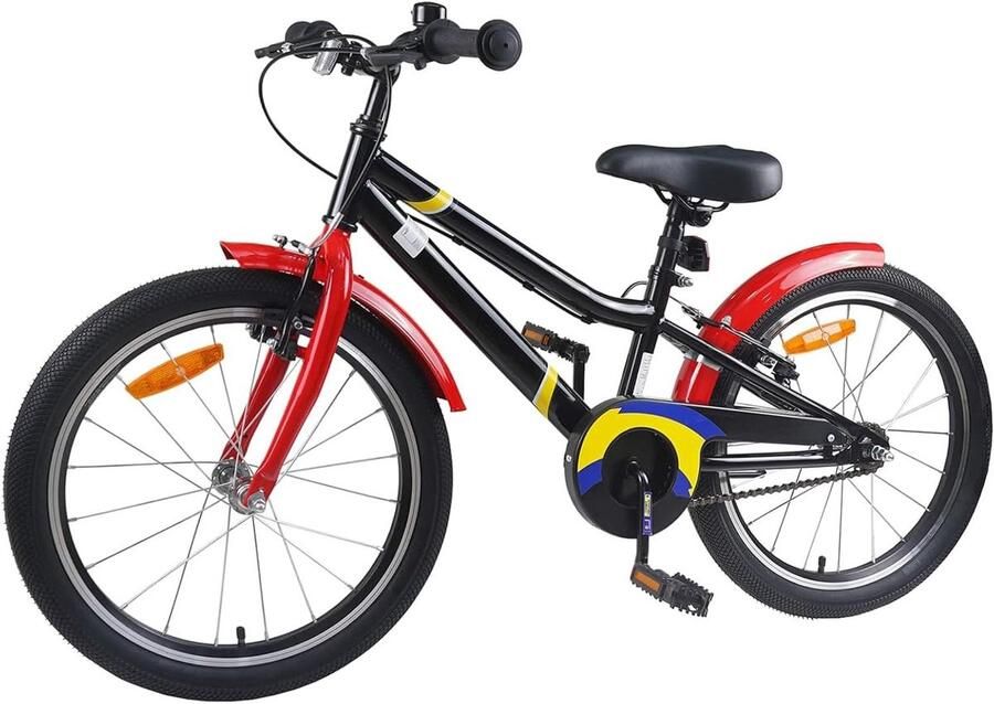 Kinderfiets sfiets sfiets Veilig op pad Groeit mee met kind 22 inch Blauw Wit