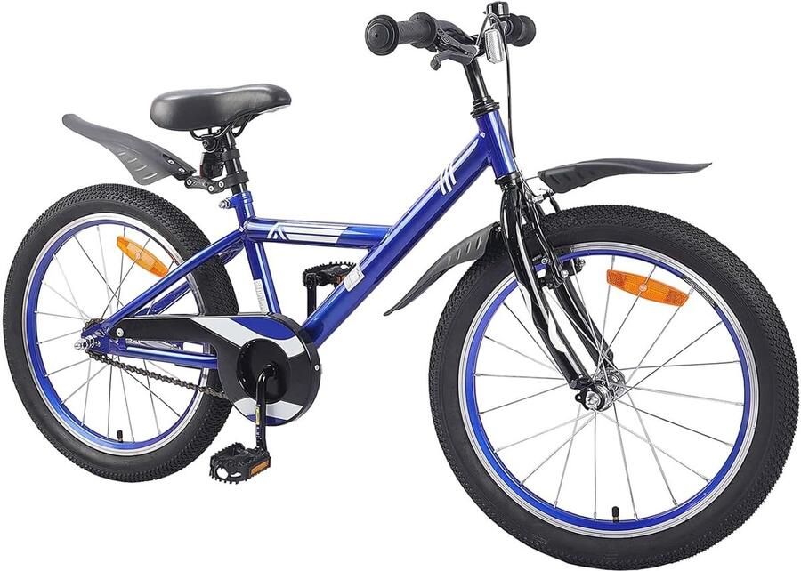Kinderfiets sfiets sfiets Vrije Tijd Veilige Rem 18 Inch Donkerblauw