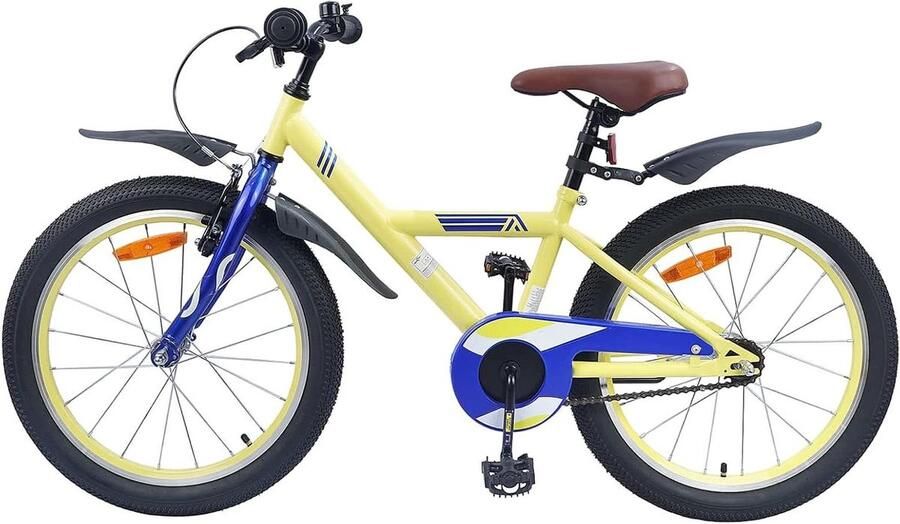 Kinderfiets sfiets sfiets Vrije Tijd Verstelbare Handvatten 20 Inch Geel