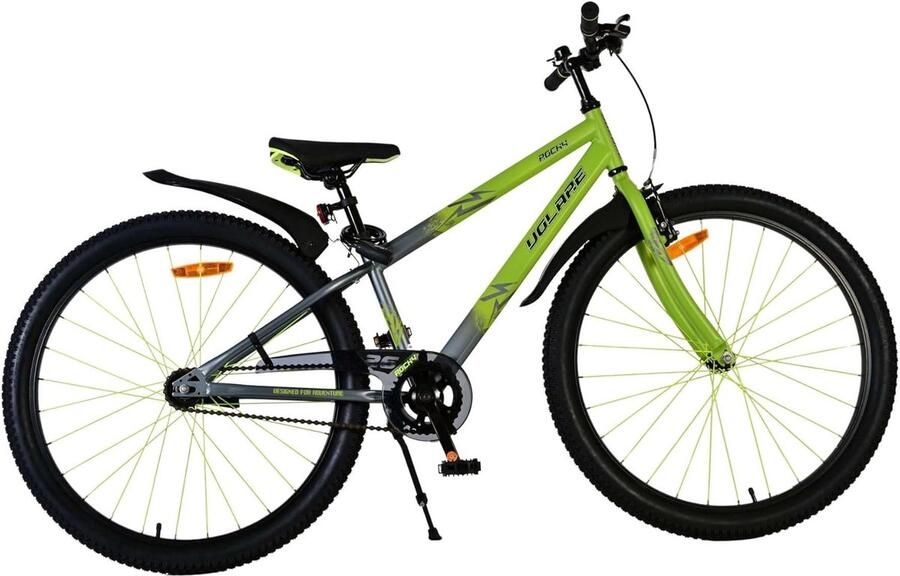 Kinderfiets Jongensfiets Mountainbike Buiten Fietsen Handrem en terugtraprem 26 inch Groen