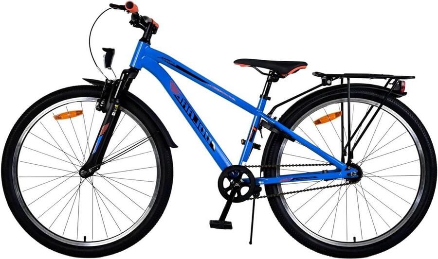 Kinderfiets Jongensfiets Veilig Fietsen Hand- en terugtraprem 26 inch Blauw