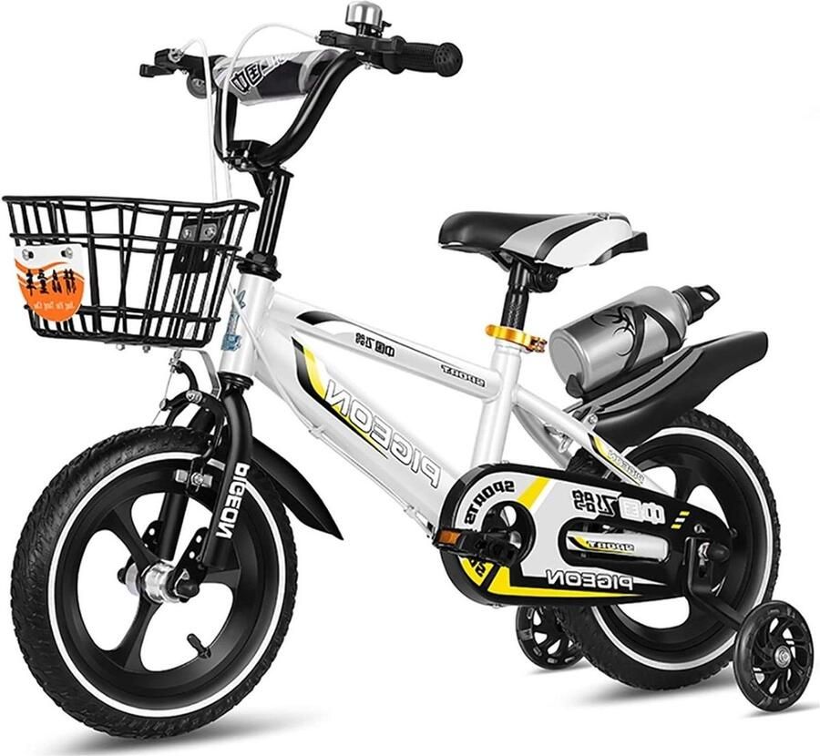 Kinderfiets Jongensmeisjesfiets Leren Fietsen Afneembare Steunwielen 16 inch Kleur B