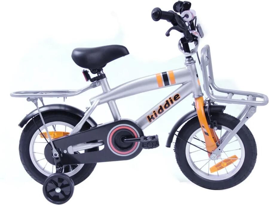 Kinderfiets Kiddie Dutch Bike (V-Brake + Cb) J 12'' 1N Grijs