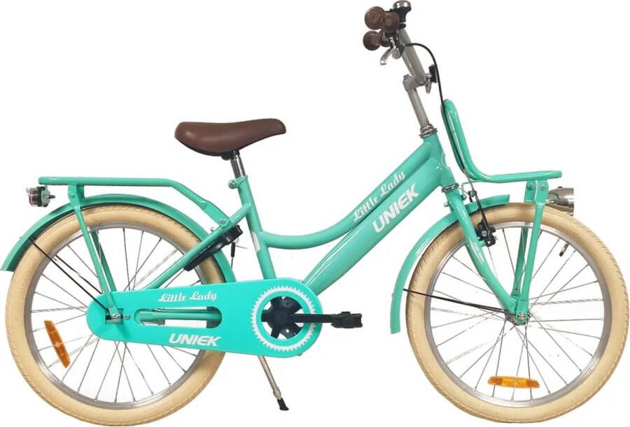 Kinderfiets Kiddie FunGirl met voordrager 20'' Turquoise