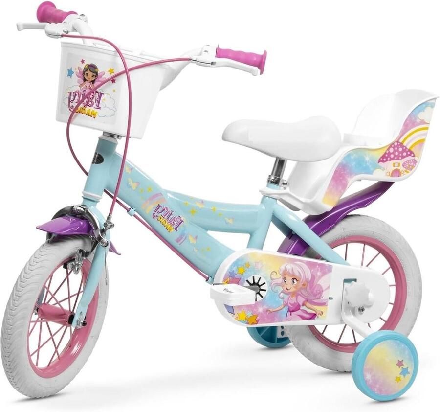 Kinderfiets Loopfiets Buiten Spelen Lichtgewicht Ontwerp 12 inch Roze