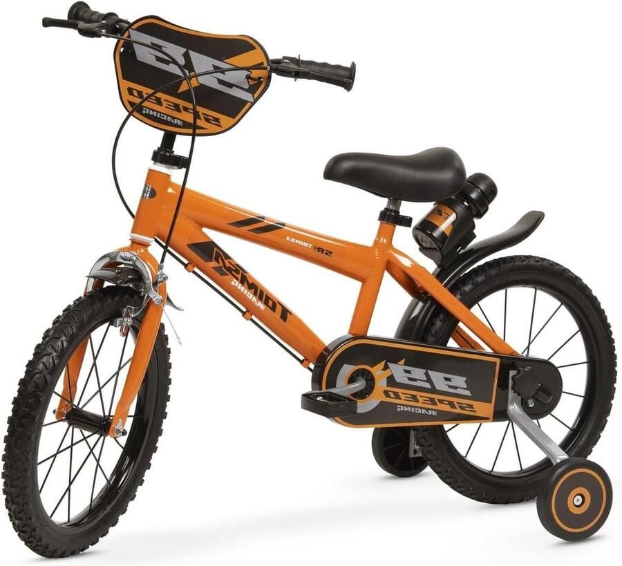 Kinderfiets Loopfiets Buiten spelen Stoer design 16 inch Oranje