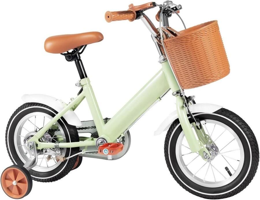 Kinderfiets Loopfiets Fietsen Leren 2-in-1 Functie 12 Inch Groen