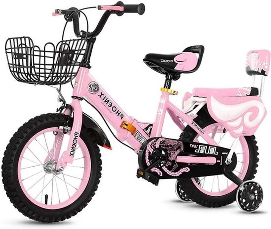Kinderfiets Loopfiets Fietsen leren Verstelbaar zadel 16 inch Kleur C