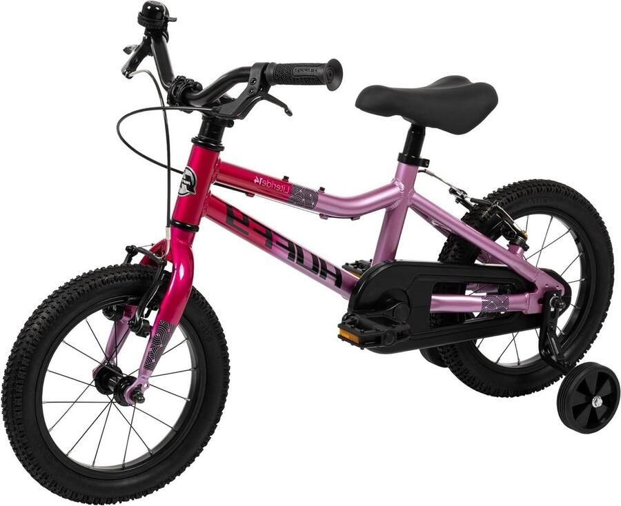 Kinderfiets Loopfiets Leren Fietsen Licht Aluminium Frame 14 Inch Roze