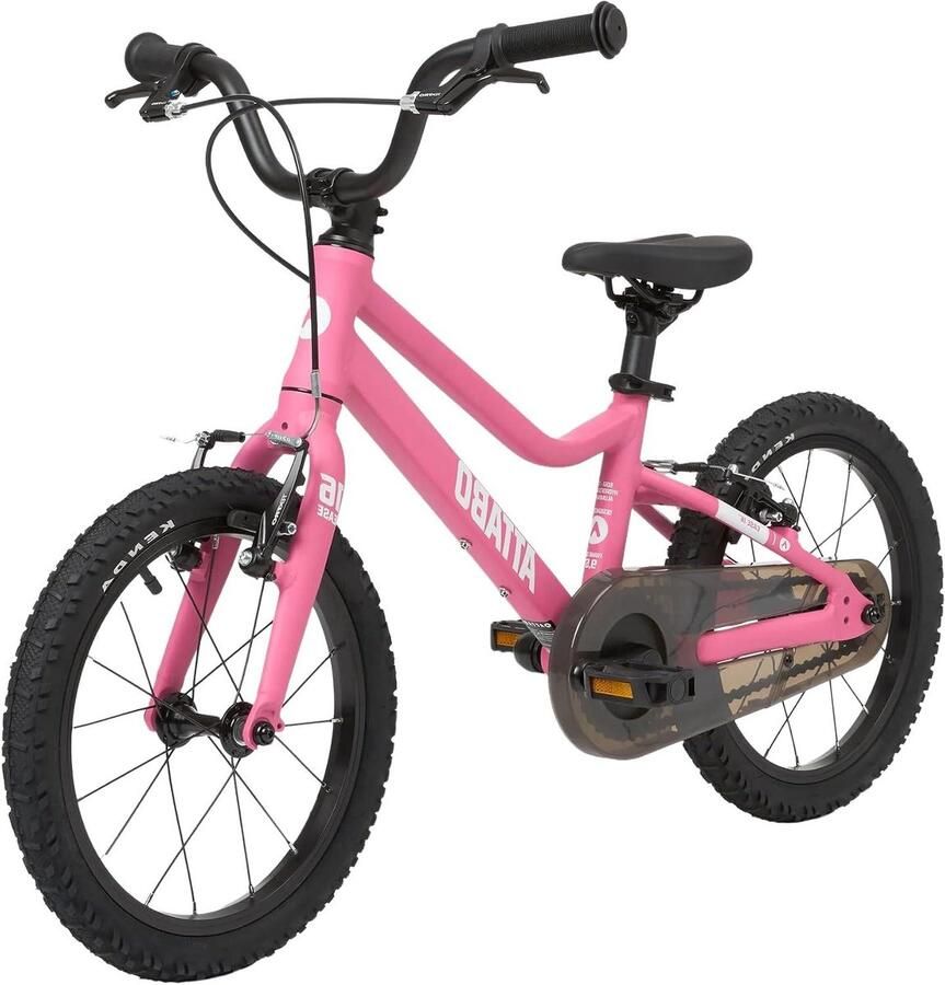 Kinderfiets Loopfiets Leren fietsen Lichtgewicht aluminium 16 inch Roze