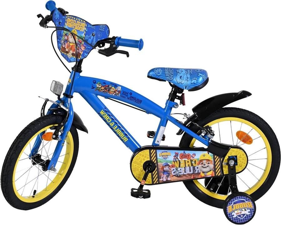 Kinderfiets Loopfiets Leren fietsen Met zijwieltjes 40 cm Blauw
