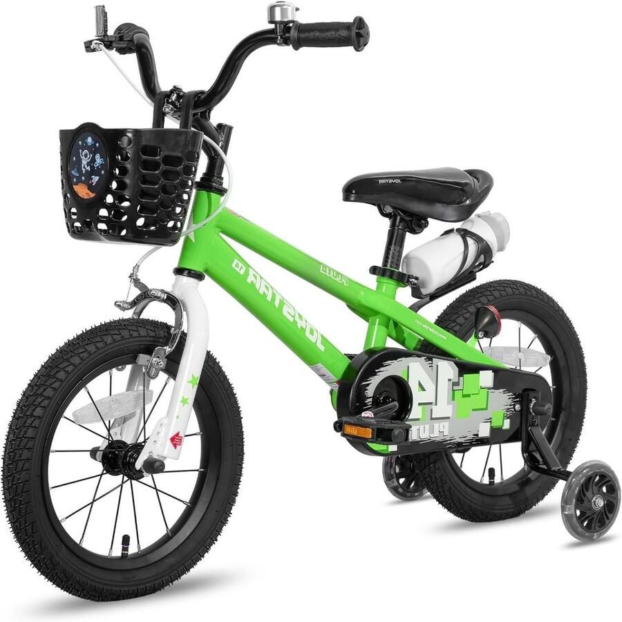 Kinderfiets Loopfiets Leren Fietsen Stabiel Stalen Frame 12-20 Inch Blauw